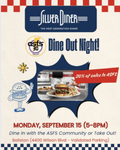 ASFS Silver Diner Dine Out Night 20% of sales go to ASFS